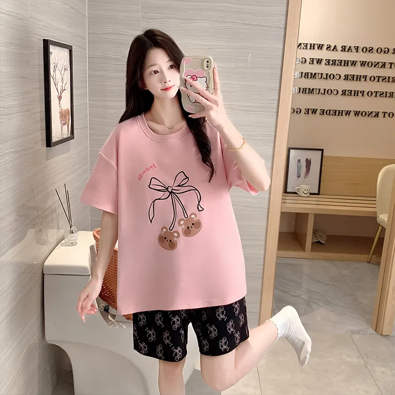 Cotton Gene Pajama Set Unisex Combo Set-75