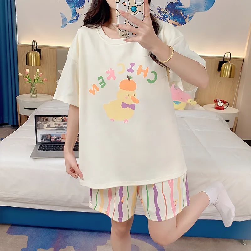 Cotton Gene Pajama Set Unisex Combo Set-52