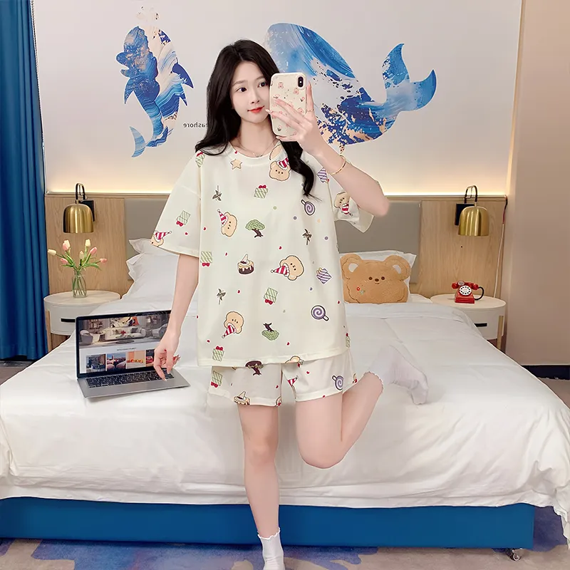 Cotton Gene Pajama Set Unisex Combo Set-37