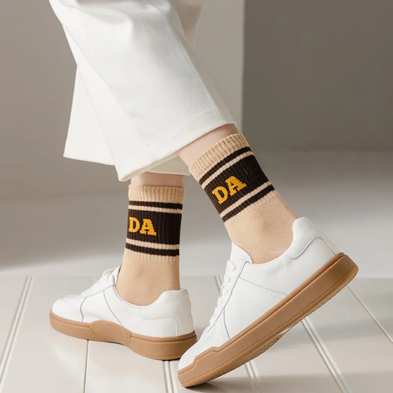 Cotton Gene Mid Calf Socks Unisex Combo Set-5