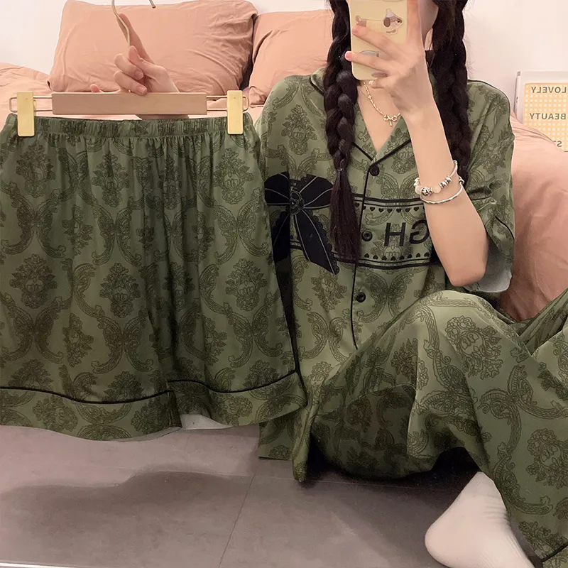 Cotton Gene Pajama Set Women's Combo Set-27