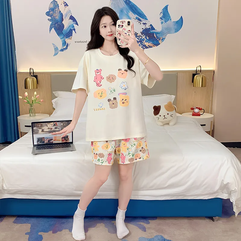 Cotton Gene Pajama Set Unisex Combo Set-59