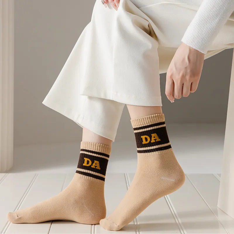 Cotton Gene Mid Calf Socks Unisex Combo Set-12