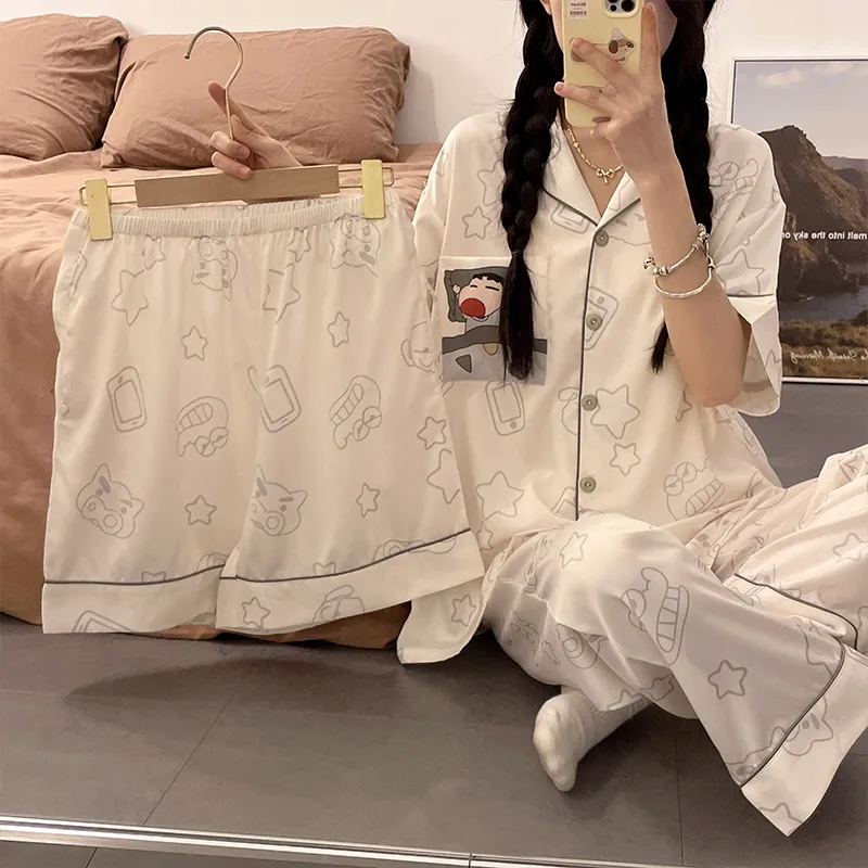 Cotton Gene Pajama Set Women's Combo Set-18