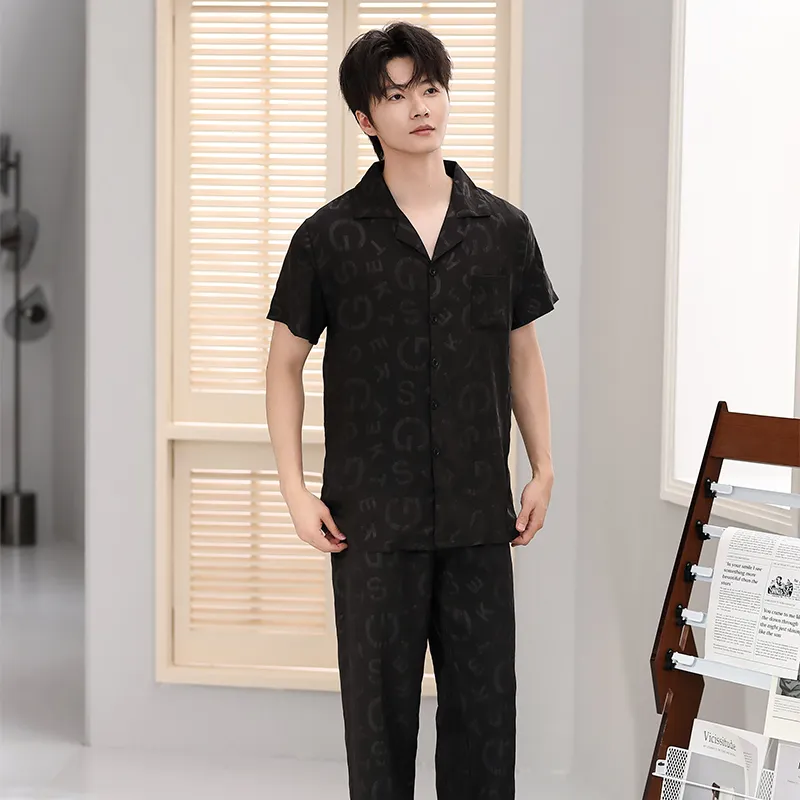 Cotton Gene Pajama Set Men's Combo Set-1