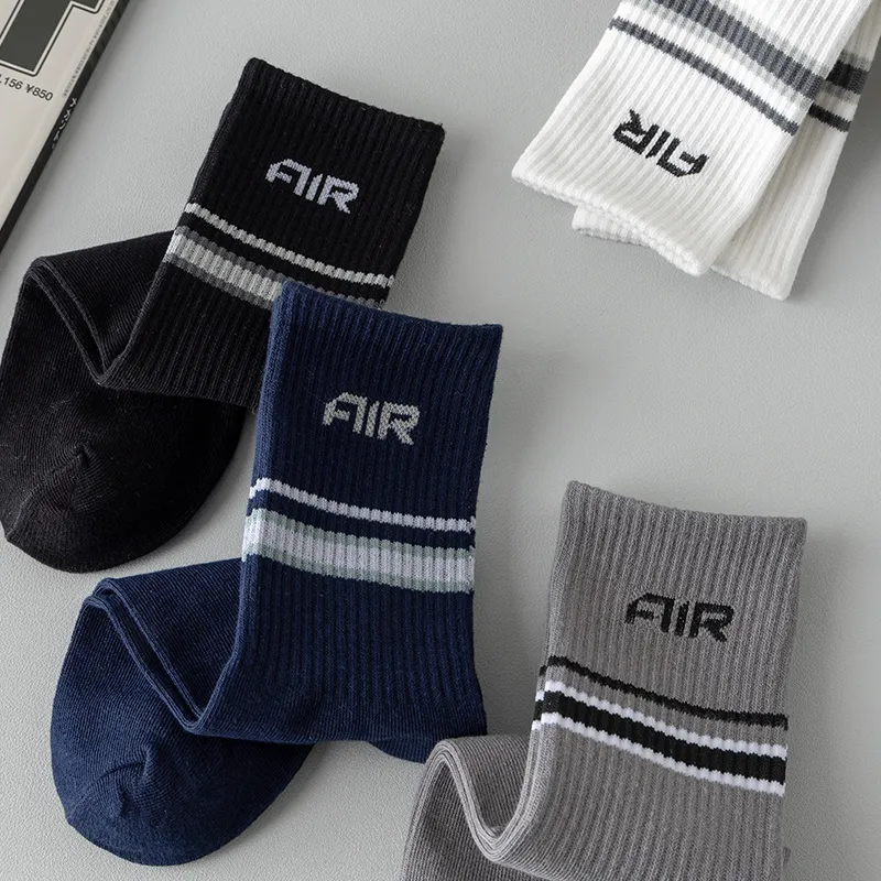 Cotton Gene Mid Calf Socks Unisex 4 Pack-5