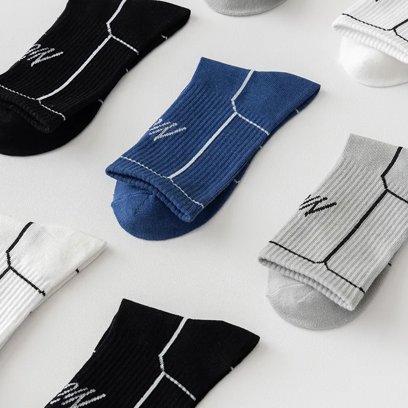 Cotton Gene Mid Calf Socks Men's Combo Set-7