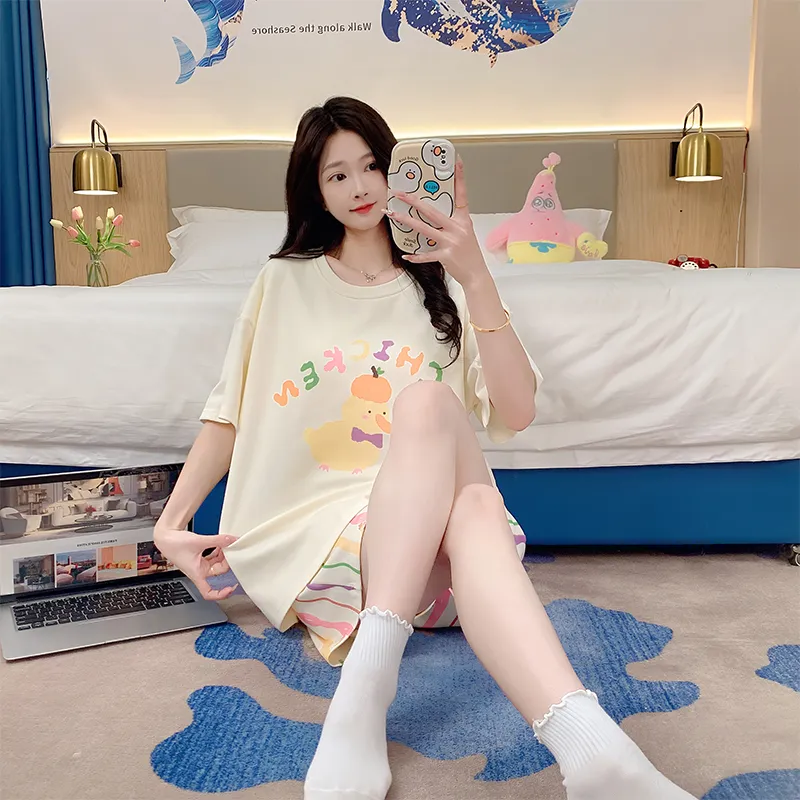 Cotton Gene Pajama Set Unisex Combo Set-45
