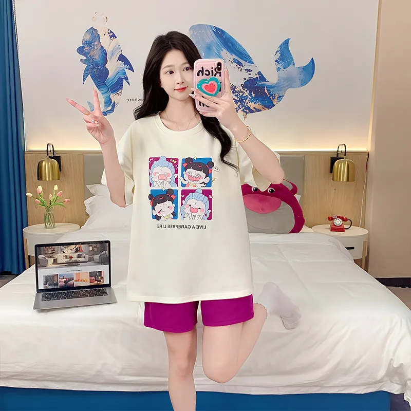 Cotton Gene Pajama Set Unisex Combo Set-62