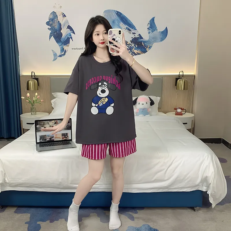 Cotton Gene Pajama Set Unisex Combo Set-59