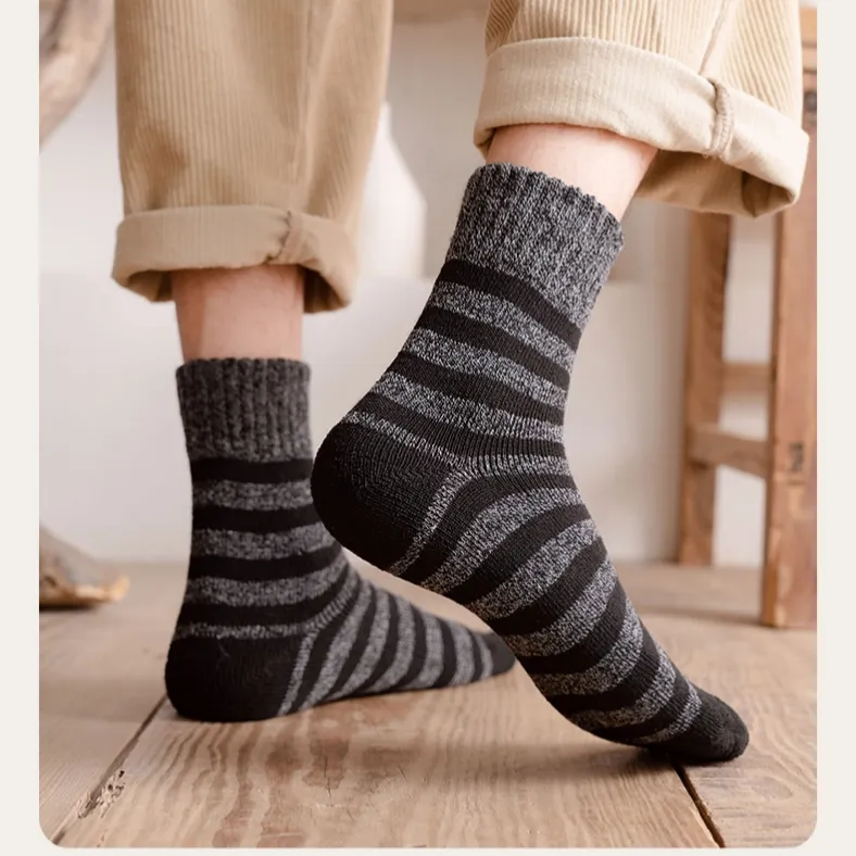 Cotton Gene Mid Calf Socks Unisex Combo Set-40