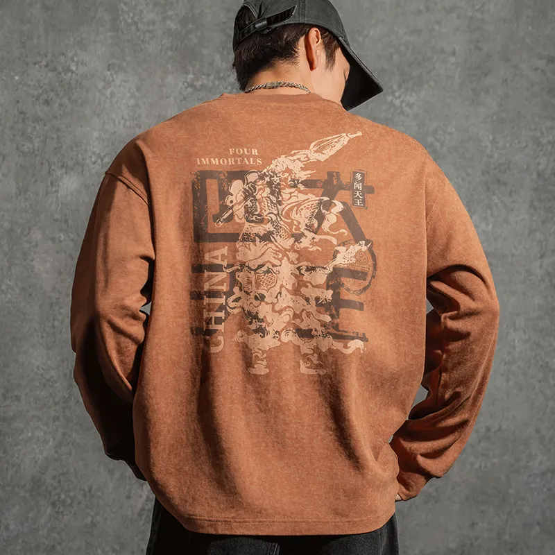 LUJIAMEN T Shirt Early Autumn And Spring Unisex-11