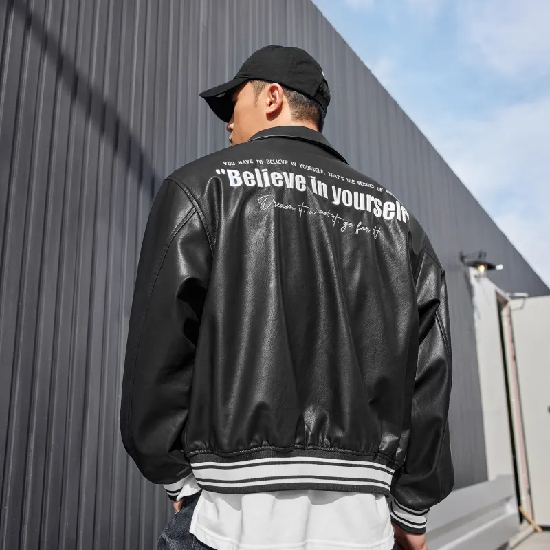 LUJIAMEN Jackets Unisex Black Choose According To Size Chart-3