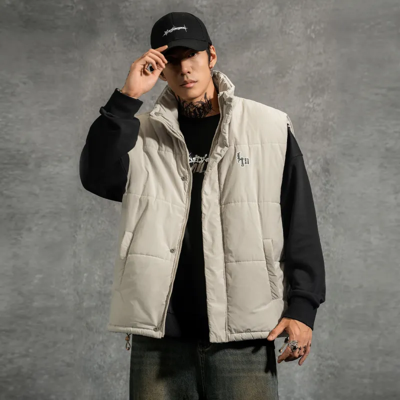 LUJIAMEN Puffer Jacket Unisex Khaki-3