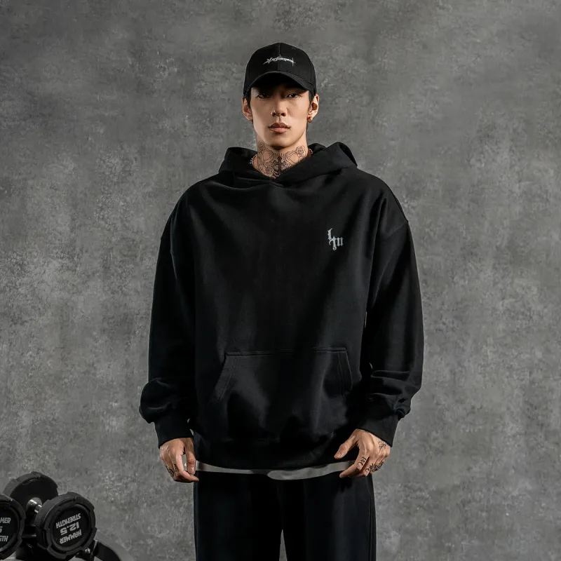 LUJIAMEN Sweatshirt Unisex Black-2