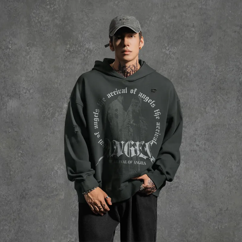LUJIAMEN Sweatshirt Unisex Gray-2
