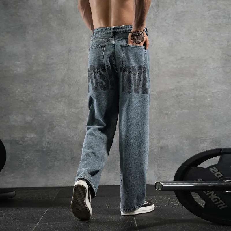 LUJIAMEN Jeans Unisex Blue-5