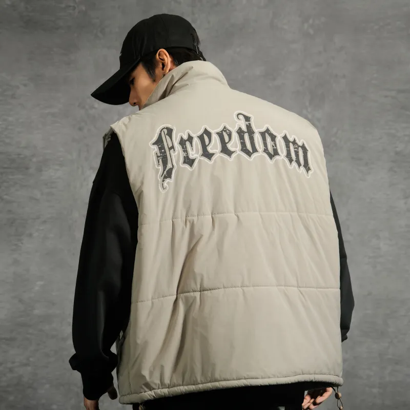 LUJIAMEN Puffer Jacket Unisex Khaki-5
