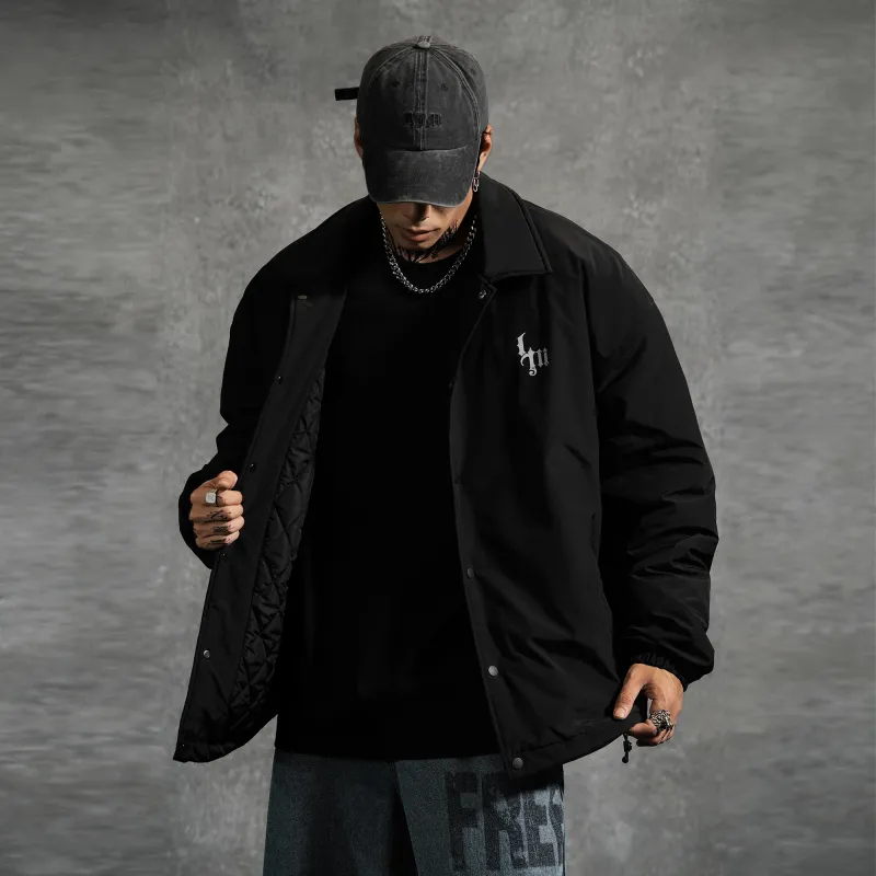 LUJIAMEN Puffer Jacket Unisex Black-5