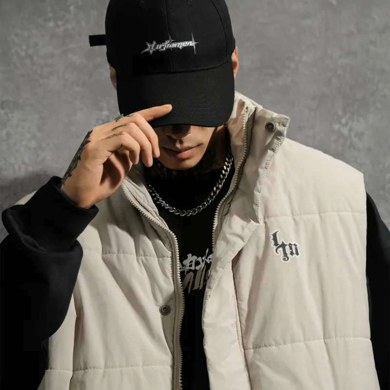 LUJIAMEN Puffer Jacket Unisex Khaki-4