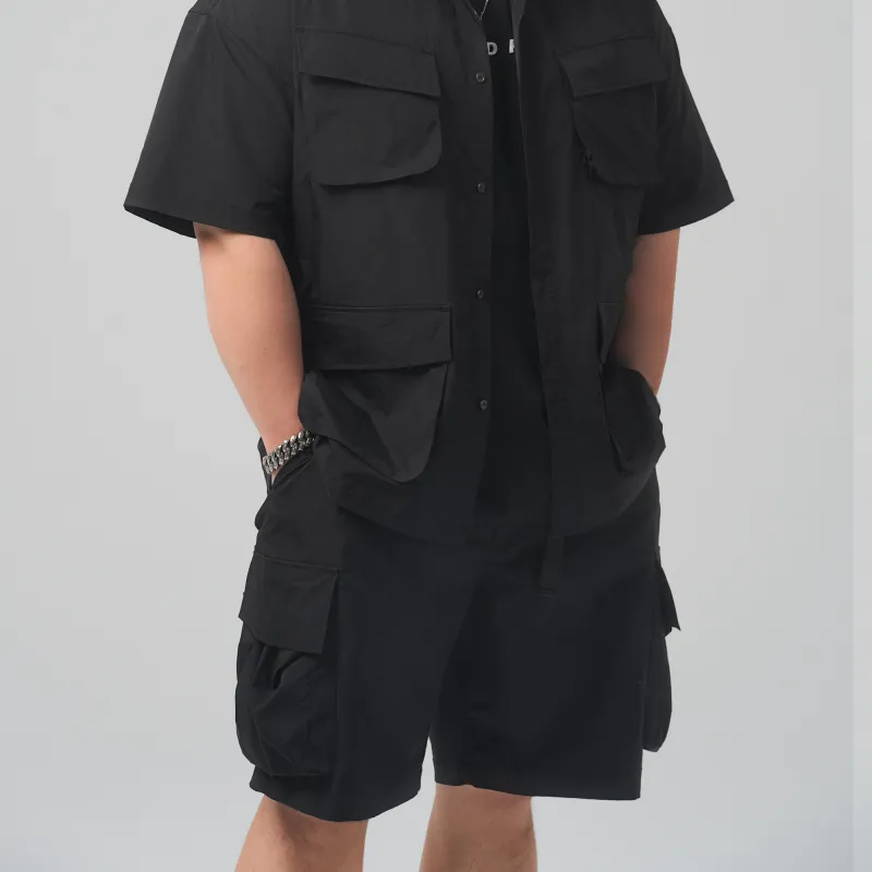 LUJIAMEN Sports Shorts Men Black-3