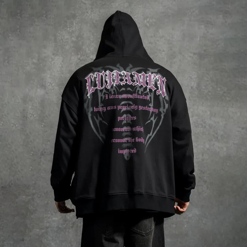LUJIAMEN Sweatshirt Unisex Black-4