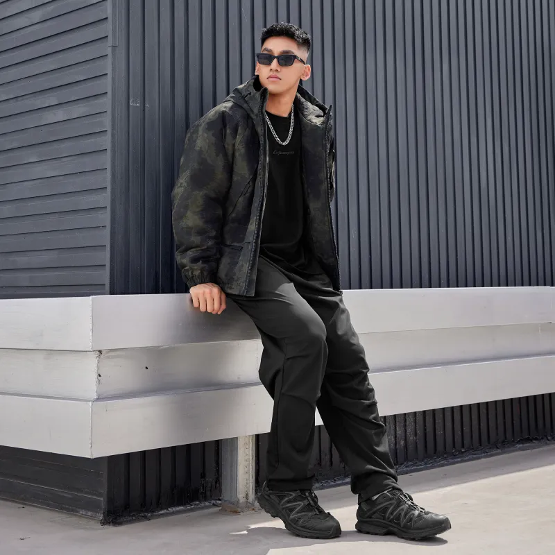 LUJIAMEN Puffer Jacket Unisex Camouflage-6