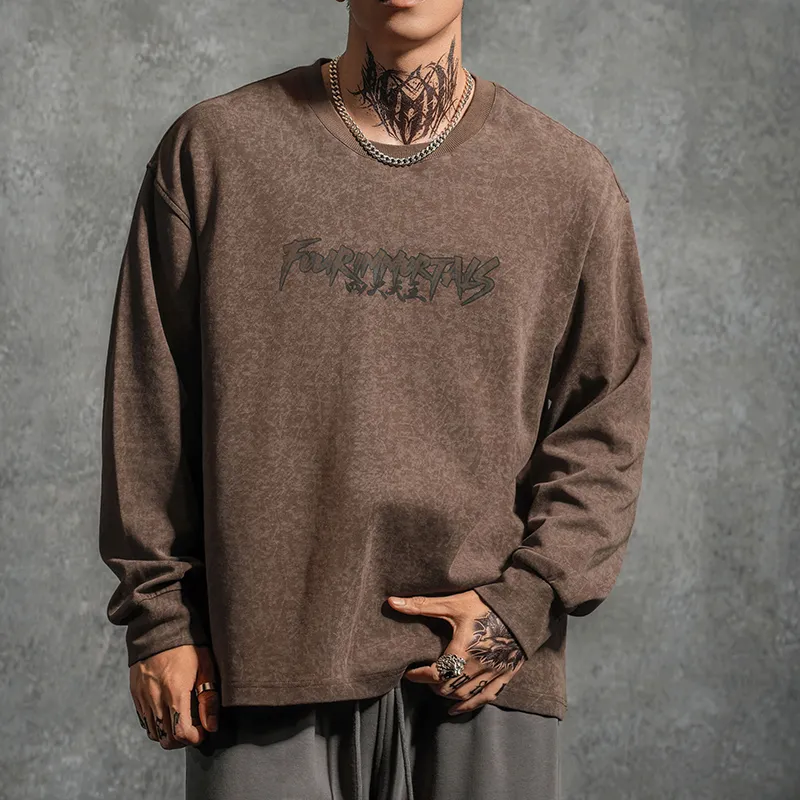 LUJIAMEN T Shirt Early Autumn And Spring Unisex-4