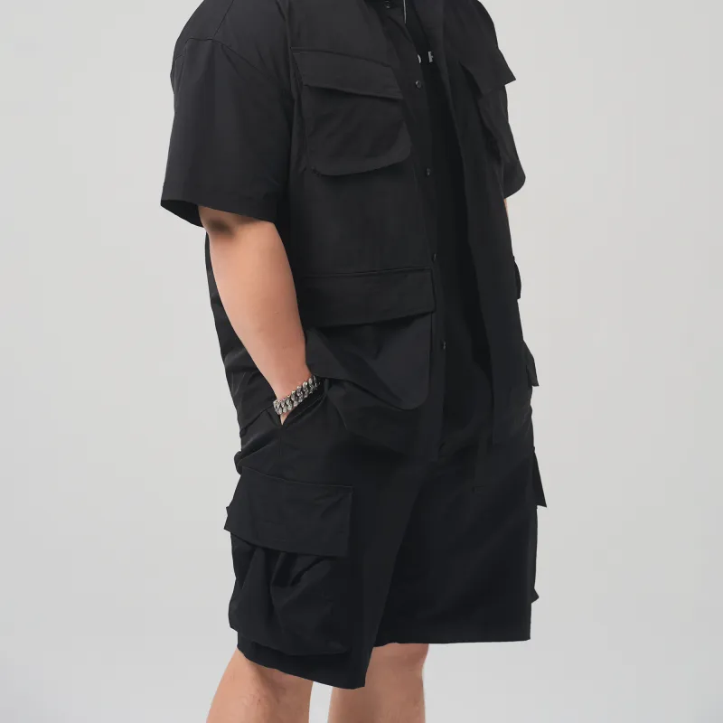 LUJIAMEN Sports Shorts Men Black-2