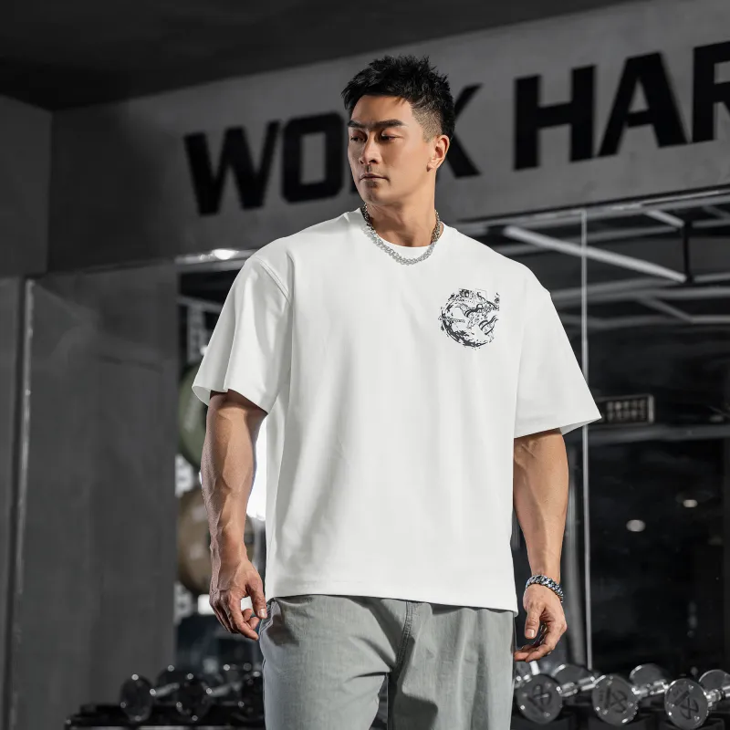 LUJIAMEN T-Shirts Unisex White-3