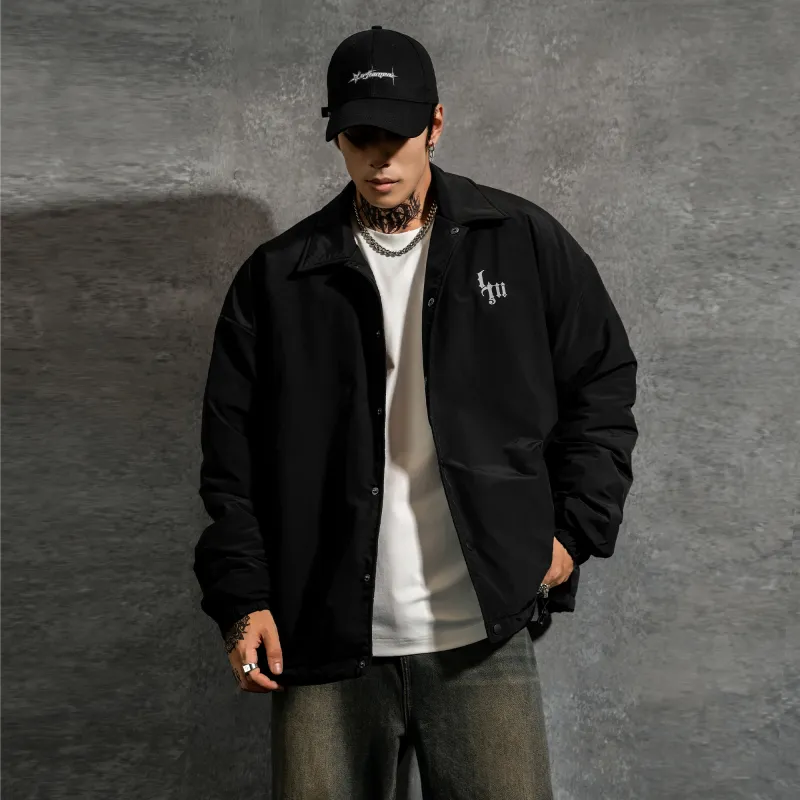 LUJIAMEN Puffer Jacket Unisex Black-3