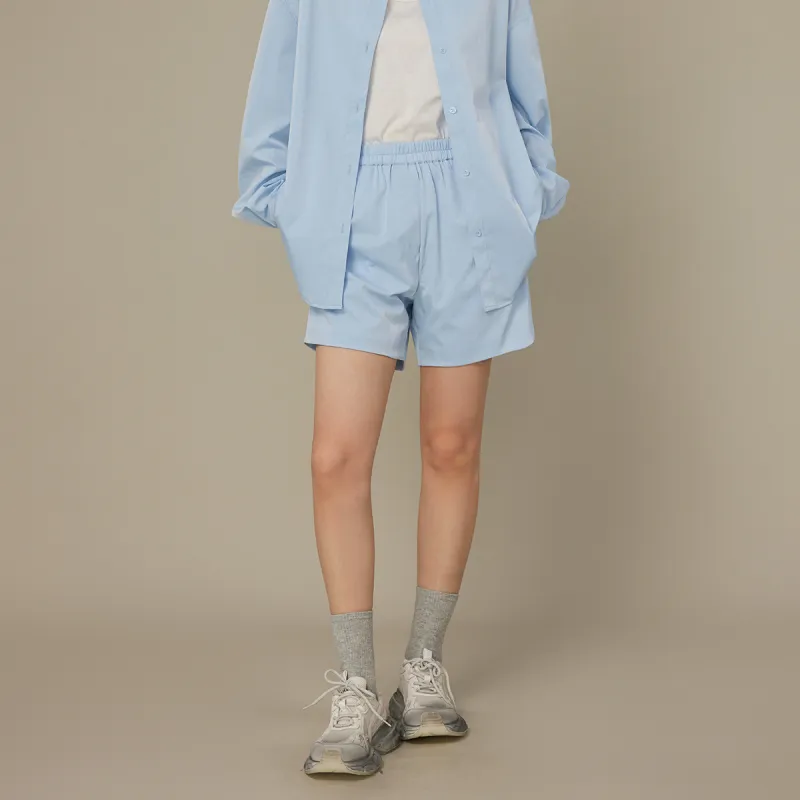 THE SEA LIFE Casual Shorts Women's Sky Blue-4