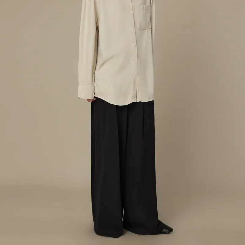 THE SEA LIFE Casual Pants Women's Black Mage-3