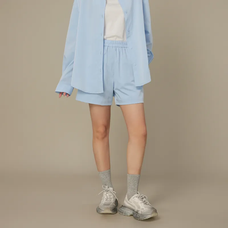 THE SEA LIFE Casual Shorts Women's Sky Blue-2