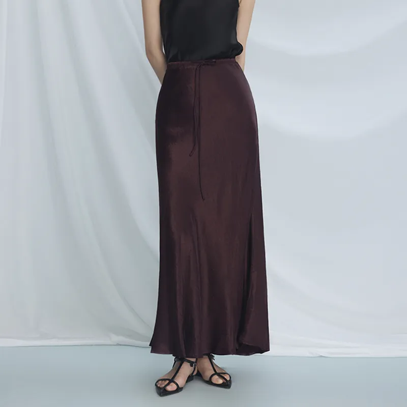 THE SEA LIFE Casual Long Skirt Women's Pulp Red-2