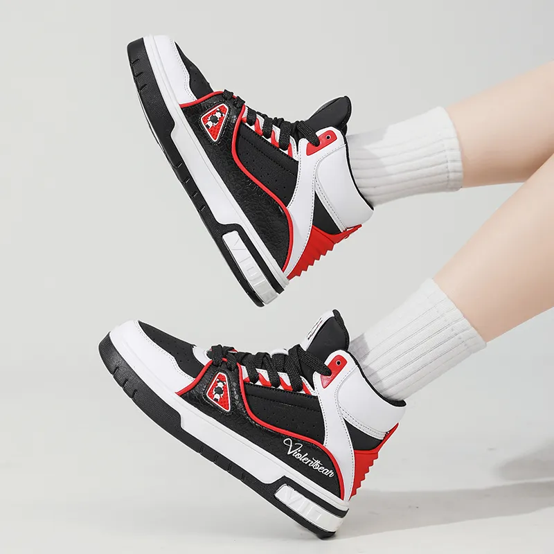 Violentbear Slip-Resistant High-Top Skateboard Shoes Unisex-3