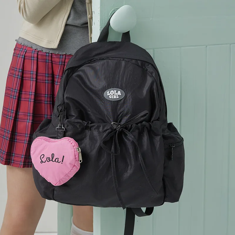 LOLA DESIGN Polyester Backpack Medium Size Women's Multicolor-3