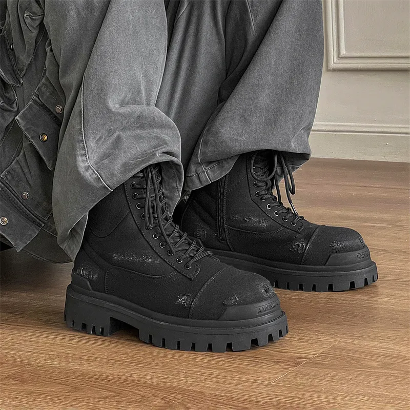 APRHE Martin Boots Men Black-6