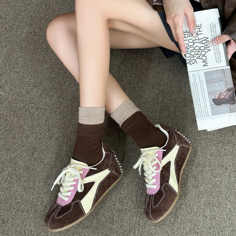 Abrasion Resistant Breathable Height Increasing Low Top Casual Shoes Women's-11