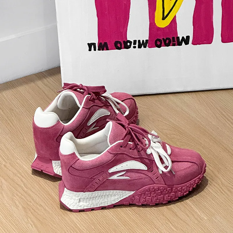 APRHE Anti-Slip And Wear-Resistant Height Increasing Low-Top Casual Shoes Women's-18