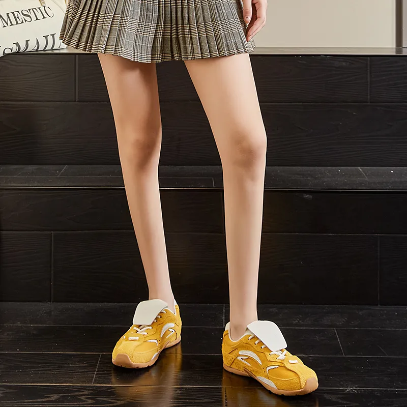 APRHE Anti Slip And Wear Resistant Height Increasing Low Top Casual Shoes Women's-11