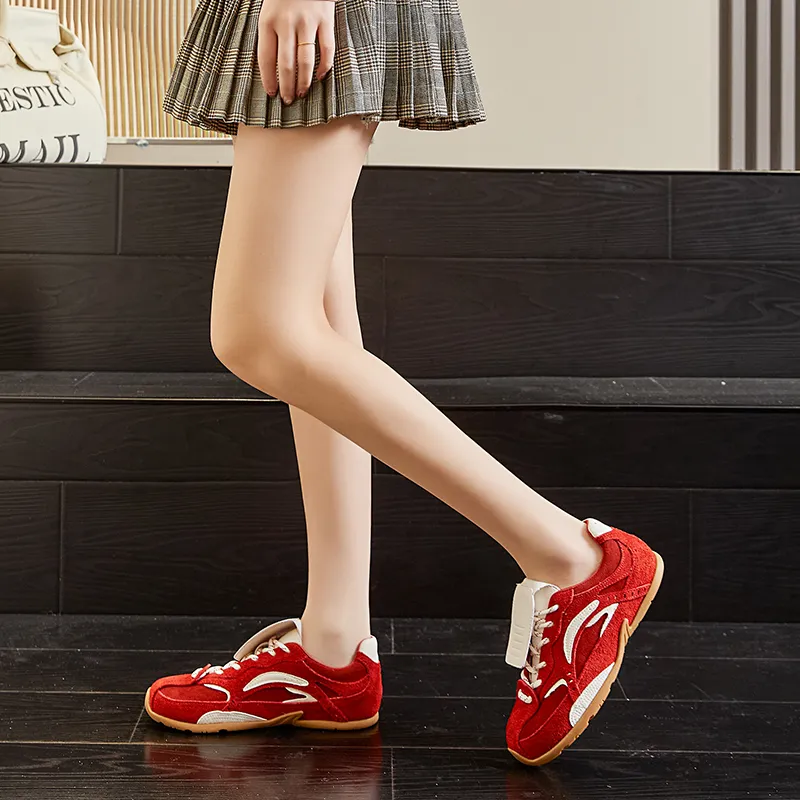APRHE Anti Slip And Wear Resistant Height Increasing Low Top Casual Shoes Women's-5