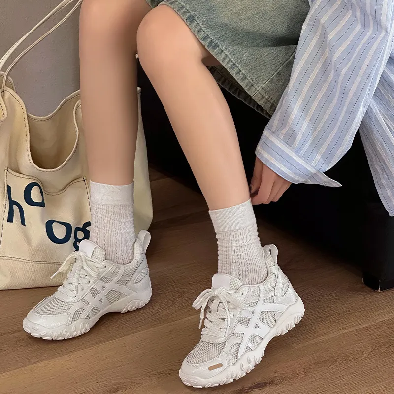 APRHE Slip Resistant, Abrasion Resistant, Breathable, Height Increasing Low Top Casual Shoes Women's-21