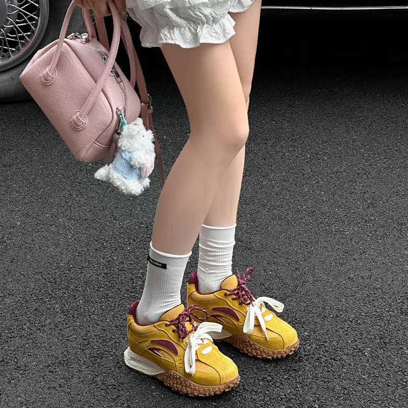 APRHE Anti-Slip And Wear-Resistant Height Increasing Low-Top Casual Shoes Women's-20