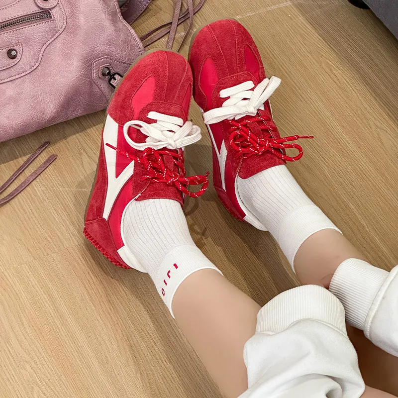 Abrasion Resistant Breathable Height Increasing Low Top Casual Shoes Women's-42