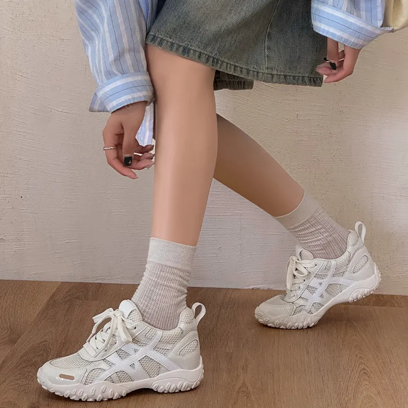 APRHE Slip Resistant, Abrasion Resistant, Breathable, Height Increasing Low Top Casual Shoes Women's-23