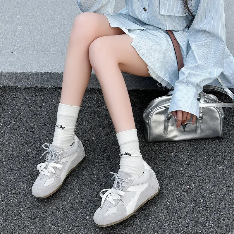 Abrasion Resistant Breathable Height Increasing Low Top Casual Shoes Women's-19