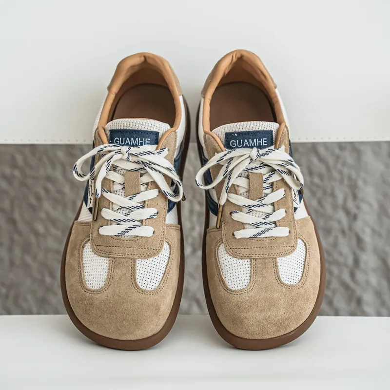 APRHE Slip Resistant, Abrasion Resistant, Lightweight, Height Increasing Low Top Casual Shoes Men's-5