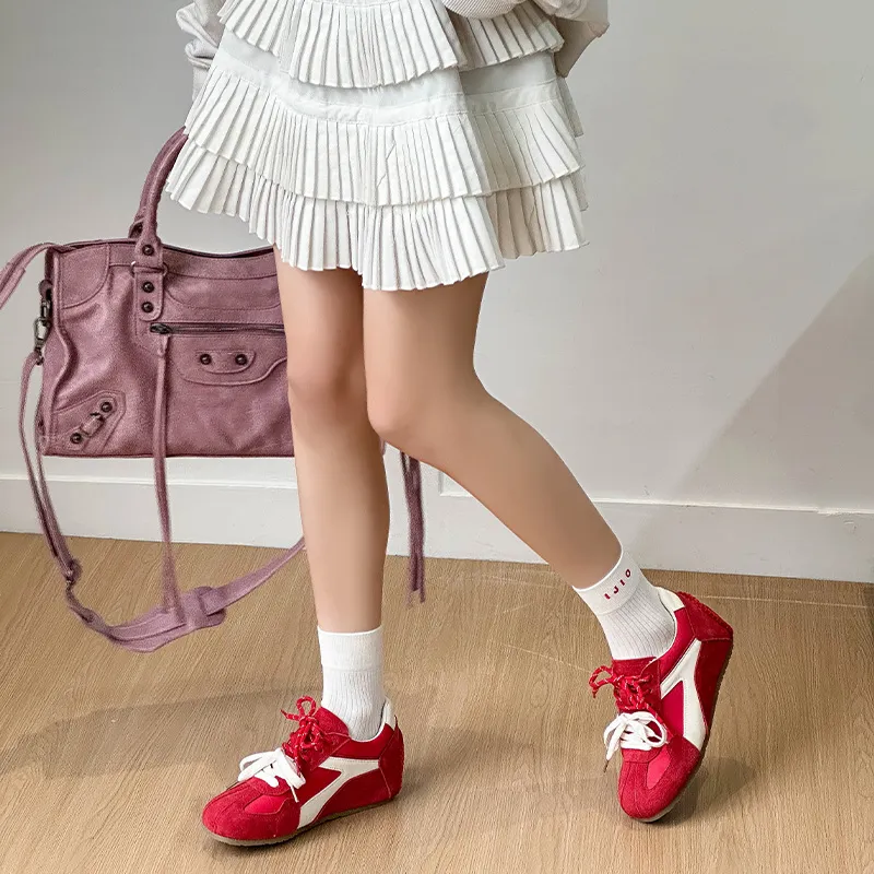 Abrasion Resistant Breathable Height Increasing Low Top Casual Shoes Women's-43