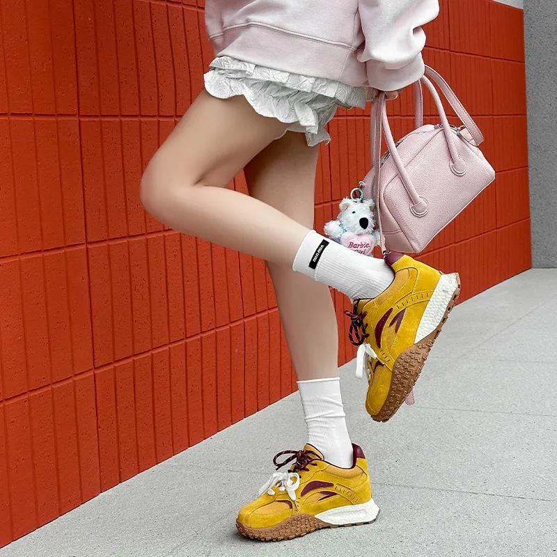 APRHE Anti-Slip And Wear-Resistant Height Increasing Low-Top Casual Shoes Women's-21